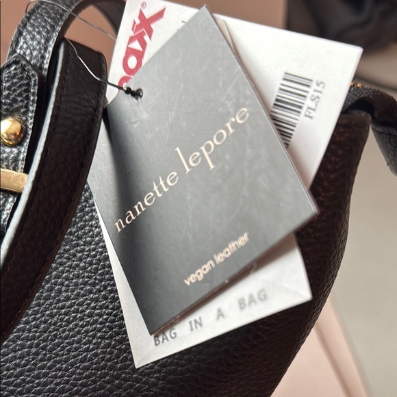 nanette lepore Black and Tan Crossbody Bag and Shoulder tote set - Picture 3 of 8